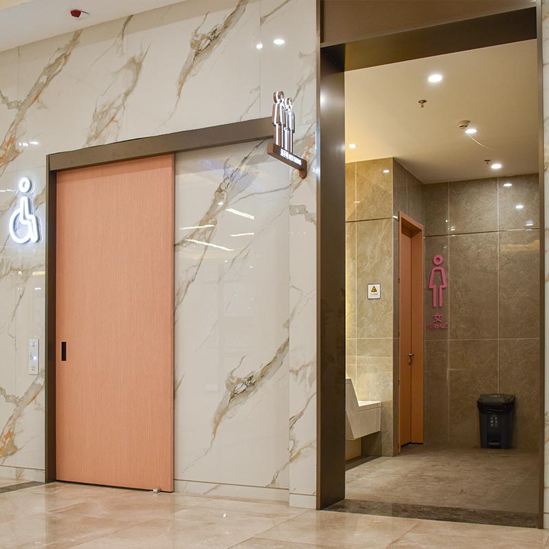 Semi-automatic sliding doors